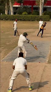 Gorgeous LONG off 6 #cricket #hardball #hardballmatch #cricketbatting #hardballbatting