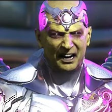 Brainiac battles with electric tentacles, drones, and calls in the Skull Ship in Injustice 2 - here's his character introduction trailer