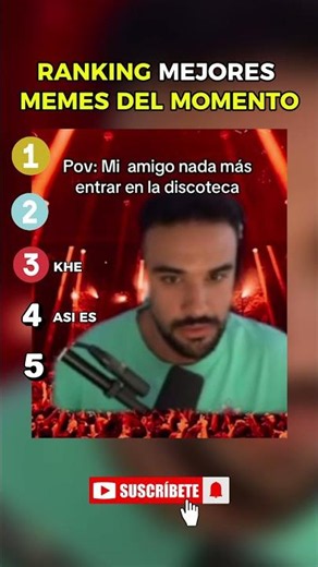 RANKING MEJORES MEMES #humor #memes #ranked #shorts