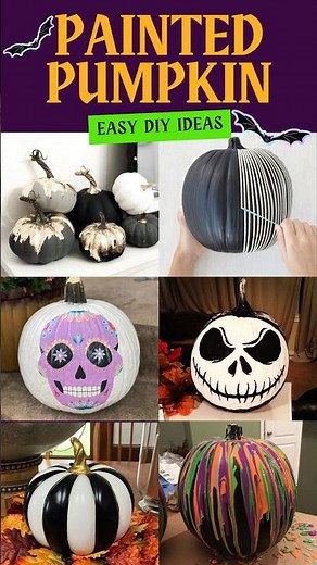 16+ DIY Pumpkin Painting Ideas 2025 | Easy Halloween Decor Hack