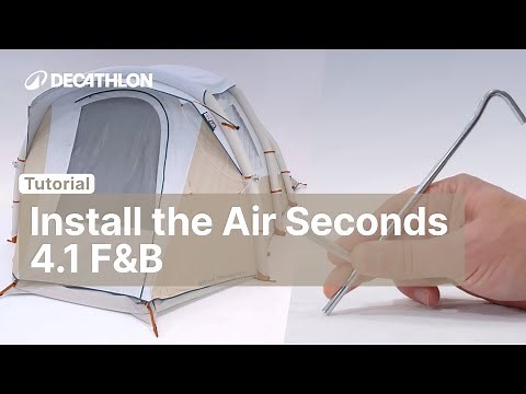 TUTORIAL - How to install the AIR SECONDS 4.1 FRESH & BLACK ? | Decathlon_QUECHUA