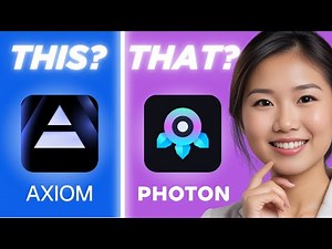 Axiom vs Photon | Best Trading Bot for 2025? Full Comparison