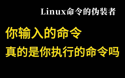 Linux命令之alias：shell命令伪装者！