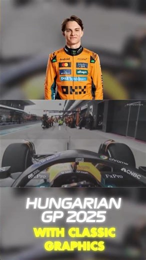 Oscar Piastri's 🏎️⚡️2.0s PIT STOP | 2025 Hungarian Grand Prix with Classic Graphics #f1