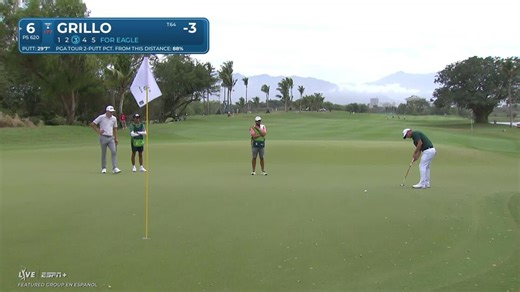 Emiliano Grillo | Round 4 | 6th hole | Shot 3 | 2025 Mexico Open