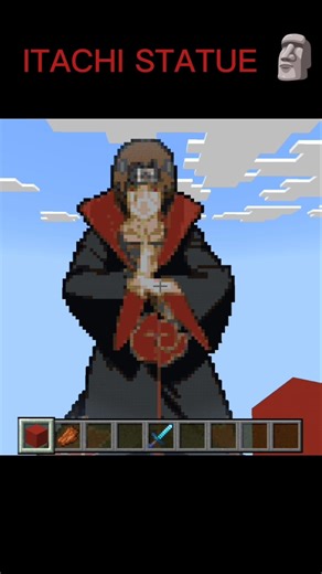 Itachi Statue 🗽 | Minecraft Build #minecraft