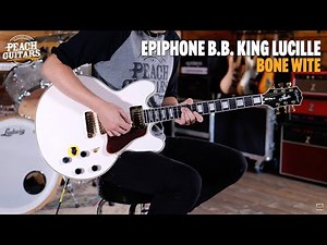 No Talking...Just Tones | Epiphone B.B. King Lucille Bone White