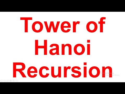 Tower of Hanoi | Recursion | Hackerrank