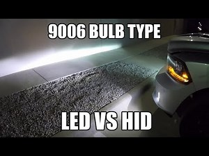 LED vs HID Fog Light Comparison Test