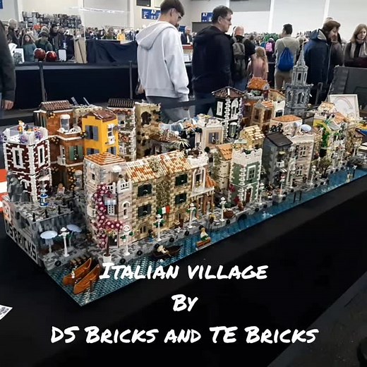 Italian village by TS Bricks and DE Bricks seen at @brickingbavaria | The Bricks Box