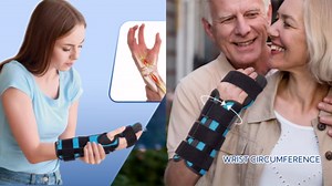 Resting Hand Splint, Stroke Hand Wrist Brace for Carpal Tunnel Wrist Night Support, Pain Relief for Stroke Recovery, Flexion Contractures, Arthritis, Tendonitis, Left Hand, S