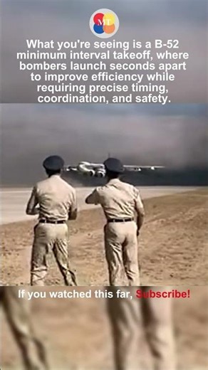Why B-52 Bombers Take Off So Close Together