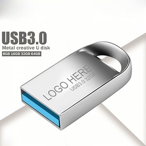 [Hot Item] Mini USB Flash Memory 64GB Metal Mini External USB 3.0 Pen Drive 16GB 32GB High Speed Pendrive
