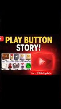 🤑YouTube Play Button Story 2025 | Silver, Gold, Diamond & Red Diamond Awards Explained”|trending