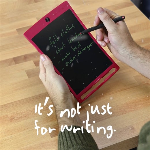 1.3K views · 107 reactions | Make a list and check it twice, three times, endless times with Boogie BoardⓇ reusable writing and drawing tablets.  | Boogie Board | Facebook