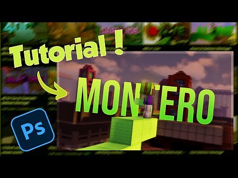 Minecraft Montage thumbnails! | Full Tutorial