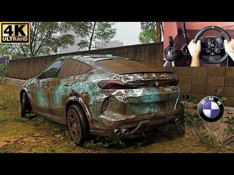 FORZA HORIZON 6 Rebuilding BMW X6M COMPETITION 2024 | Forza Horizon 6 Steering Wheel Gameplay