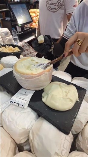 Italian Soft Goat Cheese. Italy Food Festival