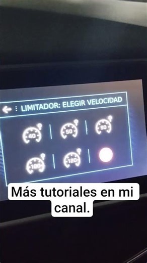 Cambiar velocidades en el limitador de velocidad. #coches #limitadorvelocidad #tutorial