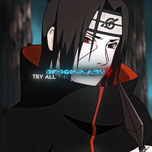 Itachi's Eyes Are Enough For Orochimaru - Itachi Edit [4K] | MANANA - Super Slowed #edit #anime