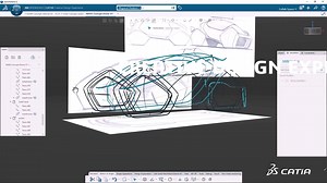 Unbind your imagination and extend your creative possibilities with Creative Design Experience Application, by a higher compatibility and fidelity between curves network and Subdivision Surfaces using subdivision curves as input. Close the gap between 3D Sketching and Surface creation for Sketch & Sculpt workflow. More tutorials and CATIA Experts on the Creative Design & Styling user community, join us it's free :) #3DEXPERIENCE #CATIA #Design | CATIA