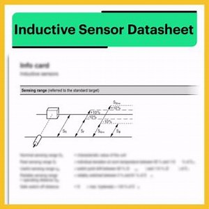 3.7K views · 324 reactions | Inductive Sensor Datasheet Demystifying Datasheets: Meet the "Info Card" edition! Explore the essentials: part description, intended use, glossary, sensing range, and wiring insights for inductive sensors. #Datasheet #automation #RealPars | RealPars | Facebook