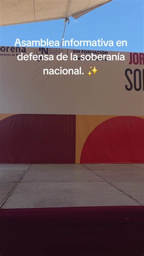 Hoy participamos en una asamblea informativa en defensa de la soberanía nacional, porque un pueblo informado es un pueblo fuerte y consciente. #Lapatriasedefiende