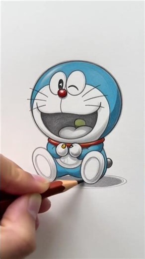 Doraemon Sketch Drawing ✏️ #doraemonsketch #cartoondrawing #pencildrawing #drawingtimelapse #shorts