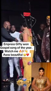 959 reactions · 18 shares | Empress Gifty won Gospel song of the year with the song Watch Me | Titi Moureen | Facebook