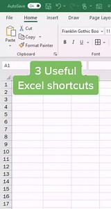 3 useful shortcuts #exceltricks #learnexcel #teachertechtip #techtips #microsoftexcel #tiktokteachers #Excel #excelpro #Microsoft #spreadsheet | Mike Tholfsem