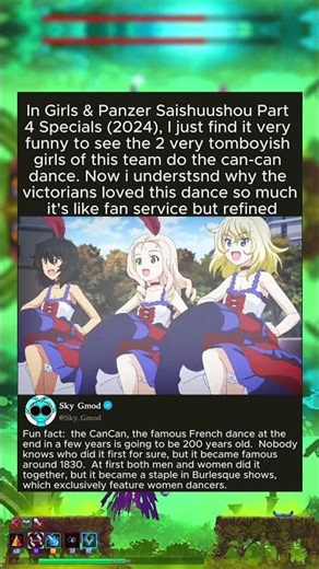 In Girls & Panzer Saishuushou Part 4 Specials (2024), I just find it very funny to see the 2