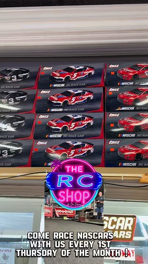😲NASCARS !! COME GET YOUR FAV AND RACE WITH US ! Races at The Rc shops #rocketcityspeedway #nascar https://thercshop.com/collections/losi-nascars | The RC shop at DrDans