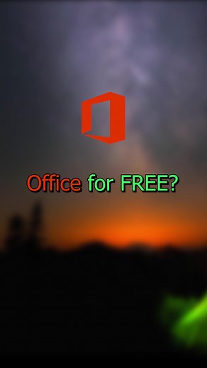 Office for FREE 🤯 #windows #manage #microsoft #office #free #tutorial #themoreyouknow #veryuseful