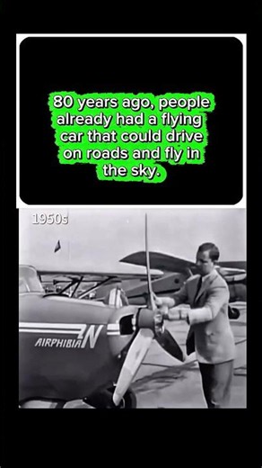 The First flying car in History #history #car #flyingcar #shorts