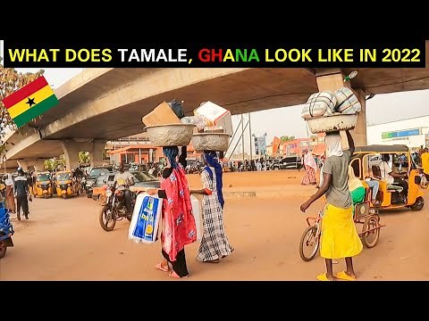 What You See & Hear In the Real Streets of Tamale, Ghana In the Evening.