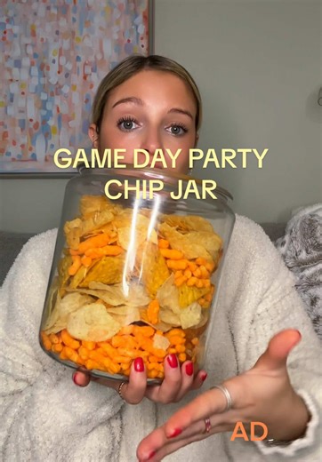 Gameday Party Chip Jar Ideas with Frito-Lay