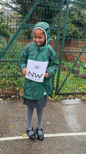 Geography came to life in the playground for the girls in Year 4....