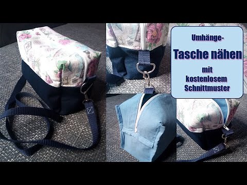 Tasche nähen I Nähanleitung I kostenloses Schnittmuster I deutsch ISanni macht das