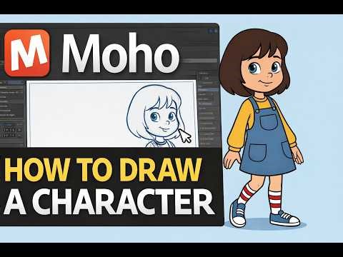 Moho Tutorial: Learn How to Draw a Character in Moho Using Freehand Tools