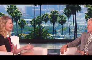 Beth Behrs On The Ellen Degeneres Show 2017