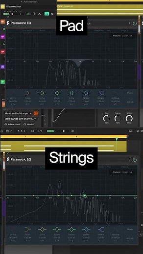 How to unmask instruments with EQ in Soundation!