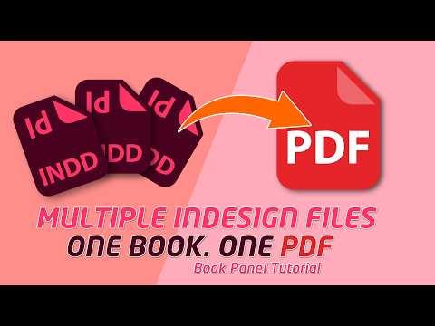 How to Create a Multi-Chapter Book in InDesign | Book Panel & PDF Export