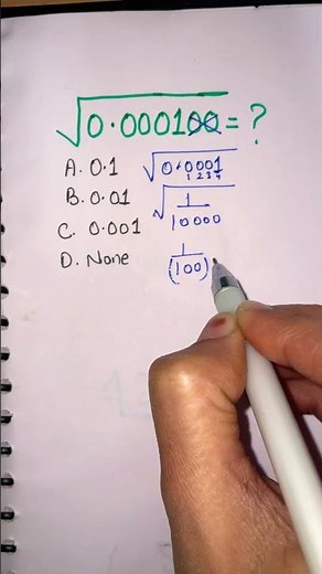 Square Root Of Decimals
