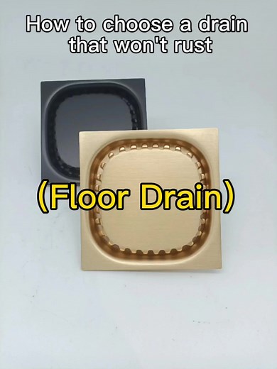 Do you know how to choosea drain that won't rust? WhatsApp : 8613967414677WeChat : 18457940171 #bathroomaccessories #wholesale #factory #floordrain #egypt #srylanka #saudiarabia | Cai Ben