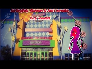 #evil ViolyDaily Misbehave at John's Incredible #pizza/ #grounded