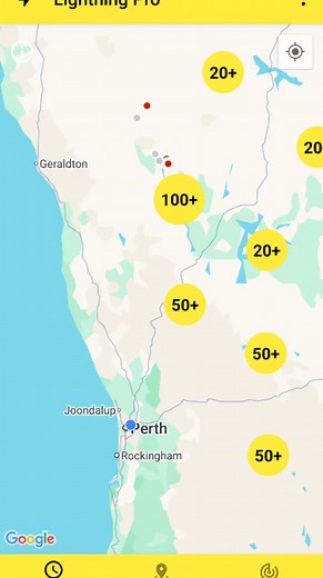 1.5K views | For anyone interested in how we get notified there are storms nearby, we use the Lightning Pro app. You can customise the range and a bunch of different things. Check it out to stay data-driven and weather-ready. #fblifestyle | West WX Watchers | Facebook