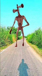 Siren Head Suddenly Appeared in the Fields 😱 | Fictional VFX Horror #Shorts
