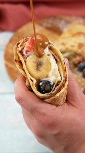 1.2M views · 344 reactions | Giant Pancake Burrito! ❤️ We do pancake...