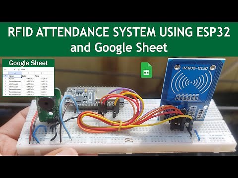 RFID Attendance System using ESP32 and Google Sheet | Smart IoT Attendance System