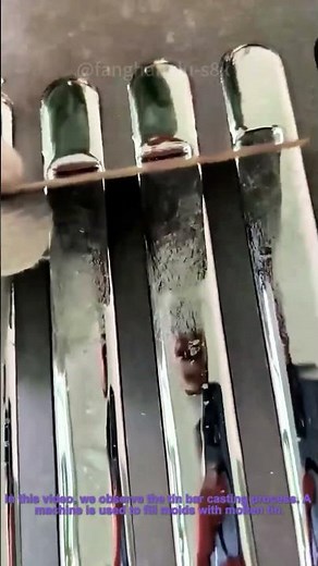 Tin Bar Casting Process